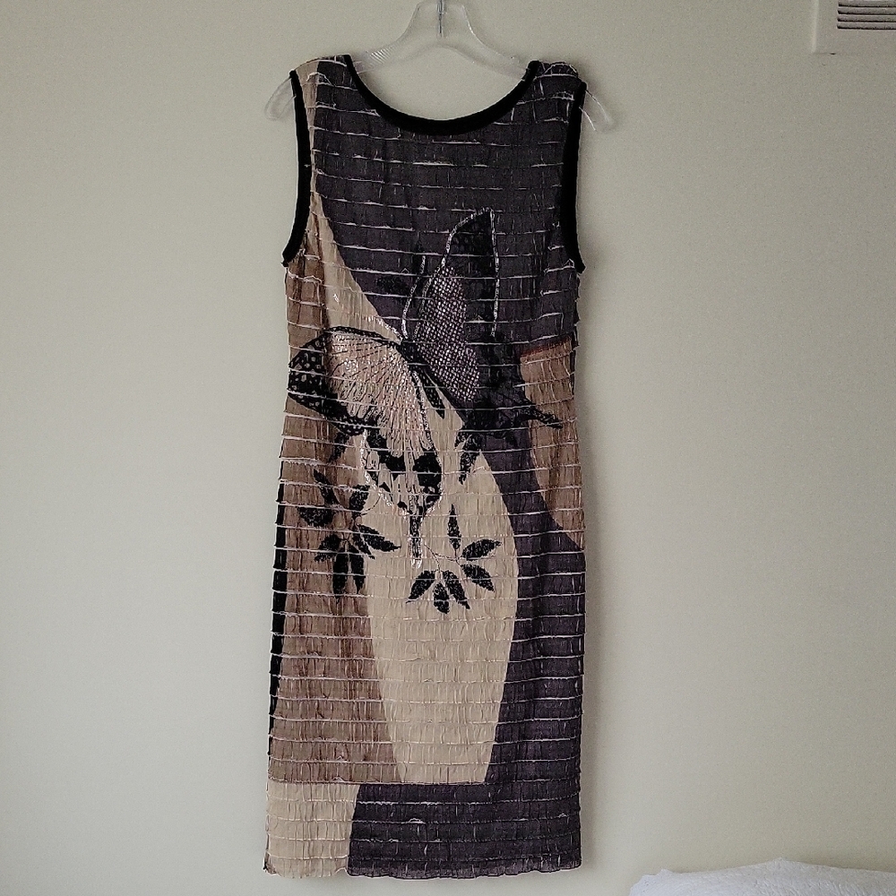 Frank Lyman Women's Layered Butterfly Dress- Size 8